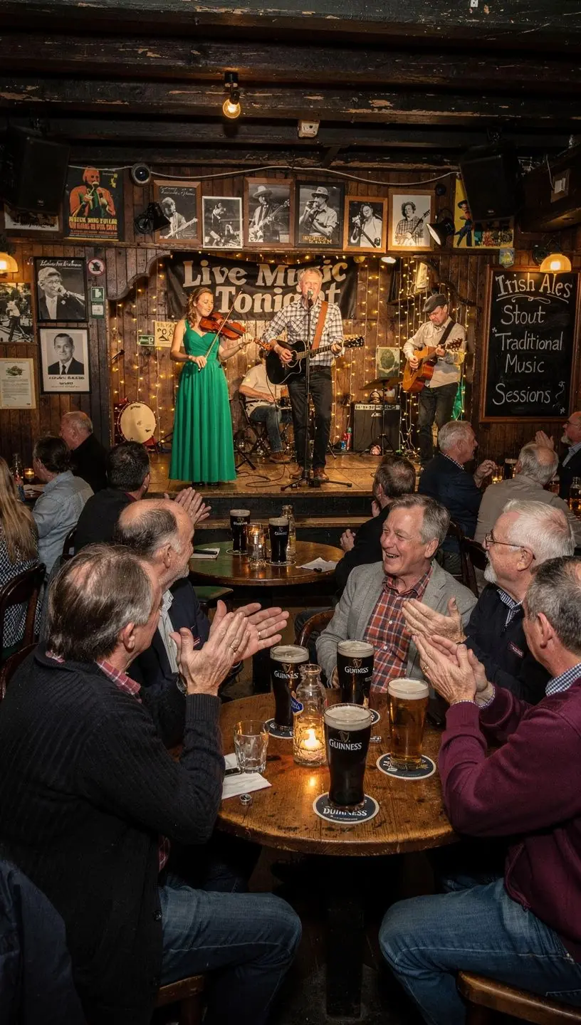 Local Irish artists performing at music nights